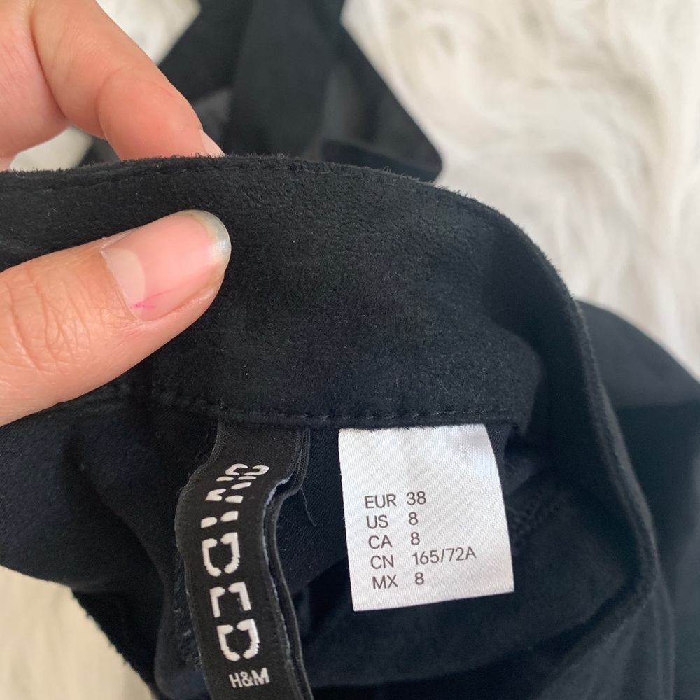 ‼️ Black Suede Rompers ‼️ - Picture 3 of 3